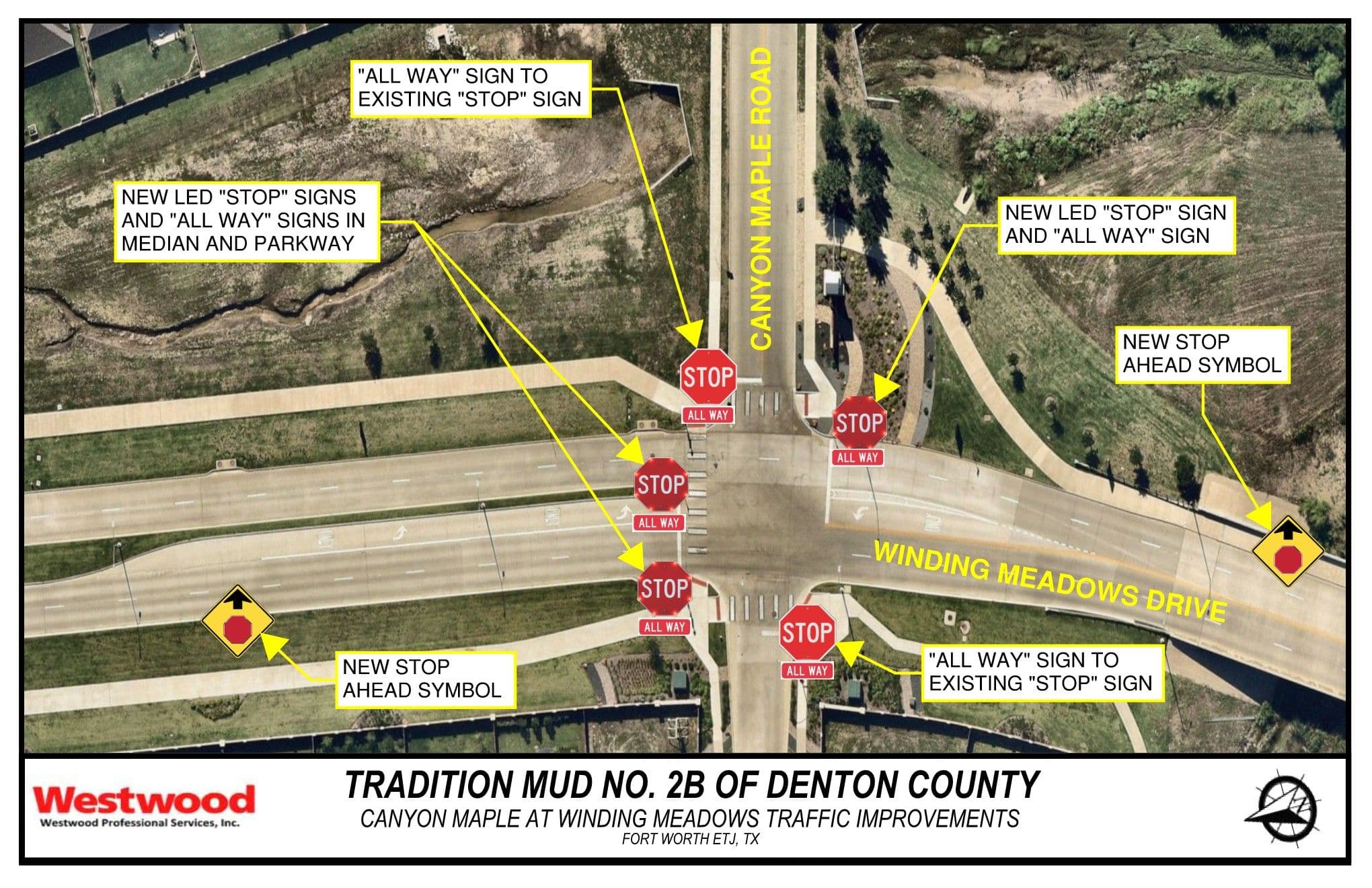 Canyon Maple & Winding Meadows Traffic Improvements